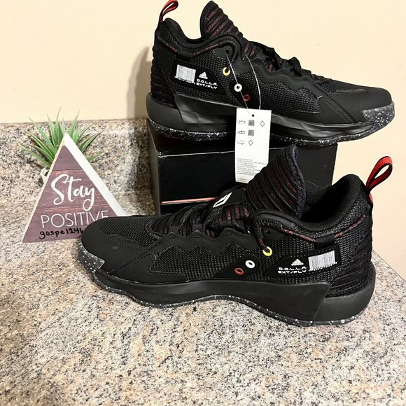 Adidas Men’s Dame 7 EXTPLY Opponent Advisory Basketball Size 8 Black | GV9872 | - Picture 4 of 11